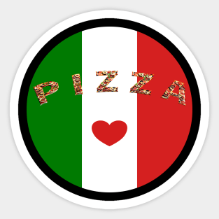 I love Pizza Sticker